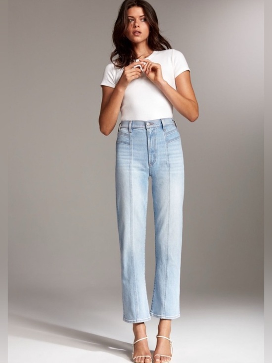 Aritzia Denim - Aritzia Denim Forum 70s Retro Cheeky High Straight Size 29 Light Wash